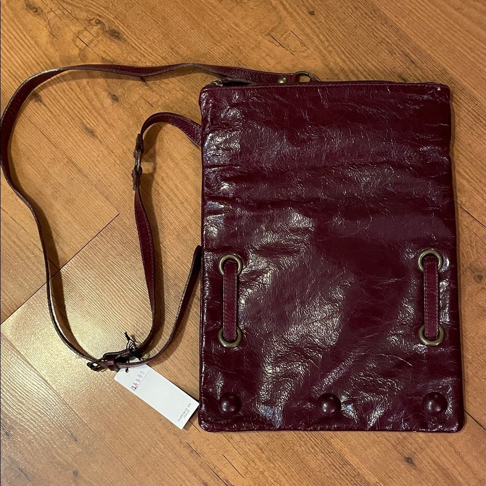 Maurizio Taiuti leather crossover bag